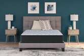 Prime Furniture - Ashley Furniture - Elite Springs Firm Mattresses - Twin / Gray/Blue - M40511